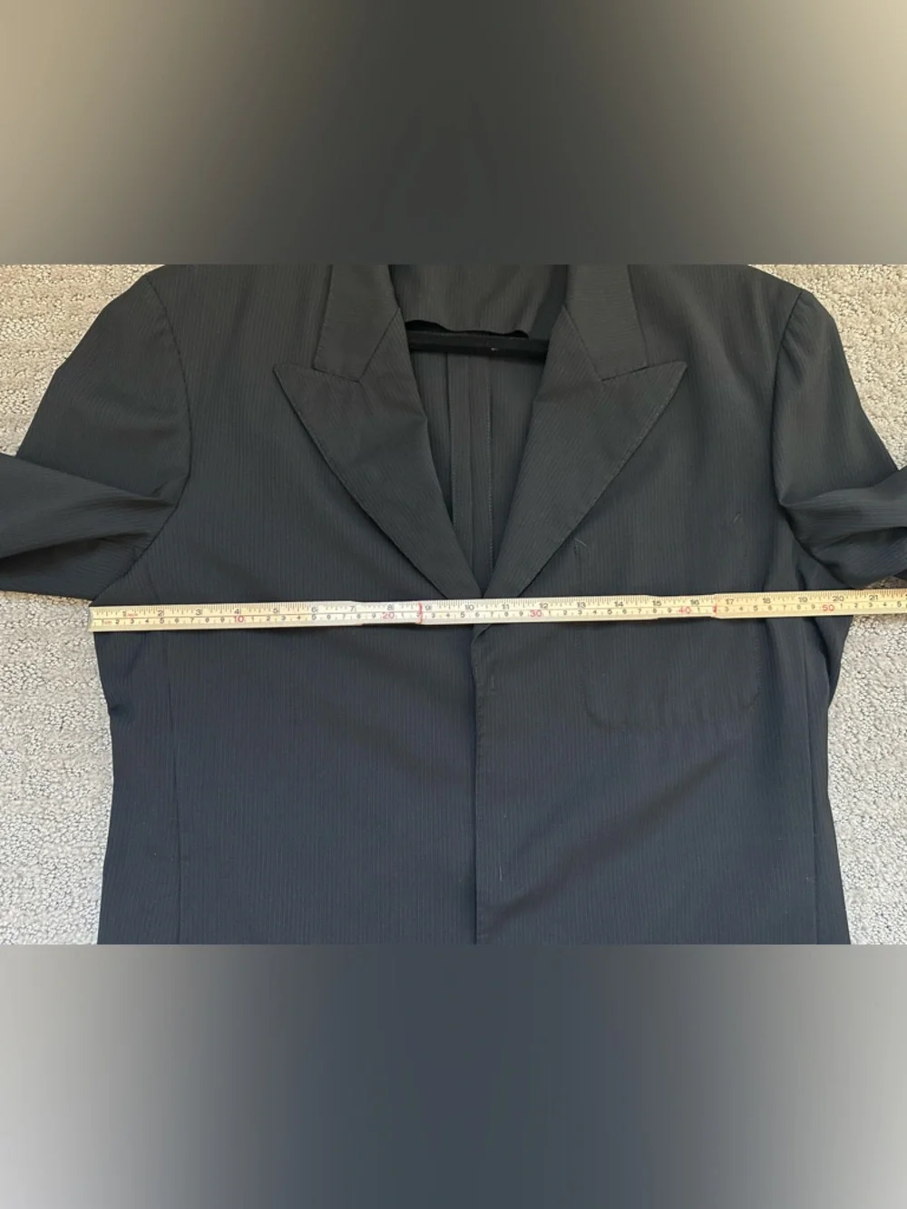 Jean Paul Gaultier Homme Lightweight Virgin Wool Blazer 40 Italy Pinstripe VTG